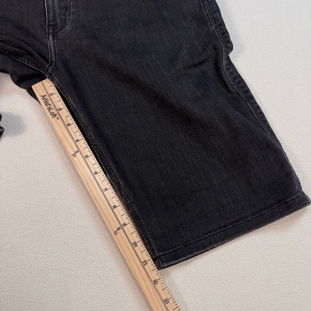 DU/ER L2X Shorts Men's 30x12 Faded Black Slim Fit Stretch Denim MLS9D003‎ - Picture 9 of 16